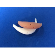 Implante de silicone para reconstrução cirúrgica do queixo